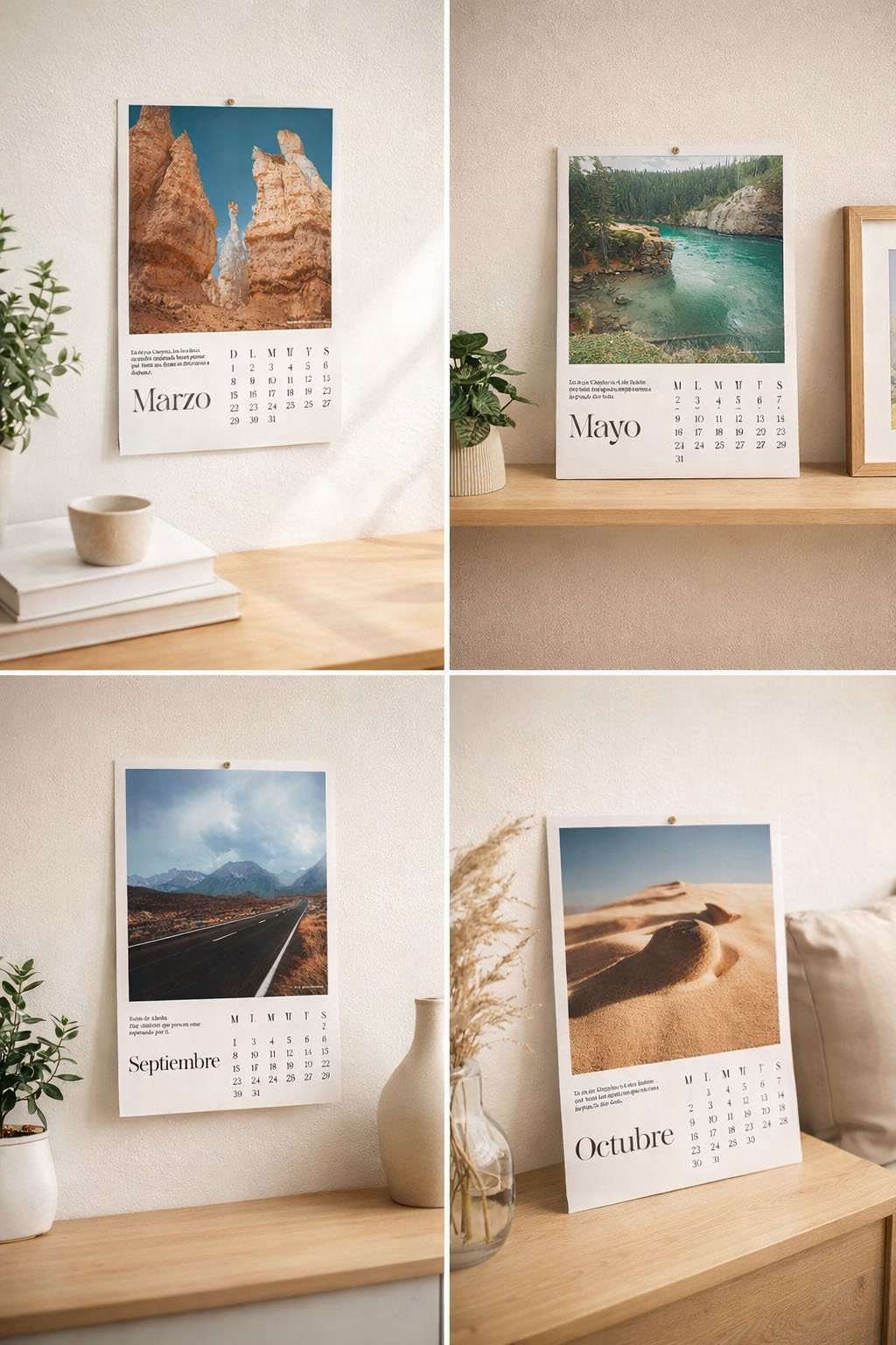 calendario 2026 doce lugares, un mismo viaje calendario 2026 doce lugares, un mismo viaje