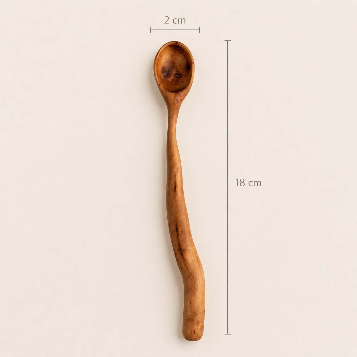 cuchara artesanal tallada a mano mezquite 18cm cuchara artesanal tallada a mano mezquite 18cm